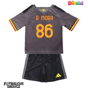 AS Roma Rodrigo Mora #86 Dětské Alternativní dres komplet 2026-27 Krátký Rukáv (+ trenýrky)